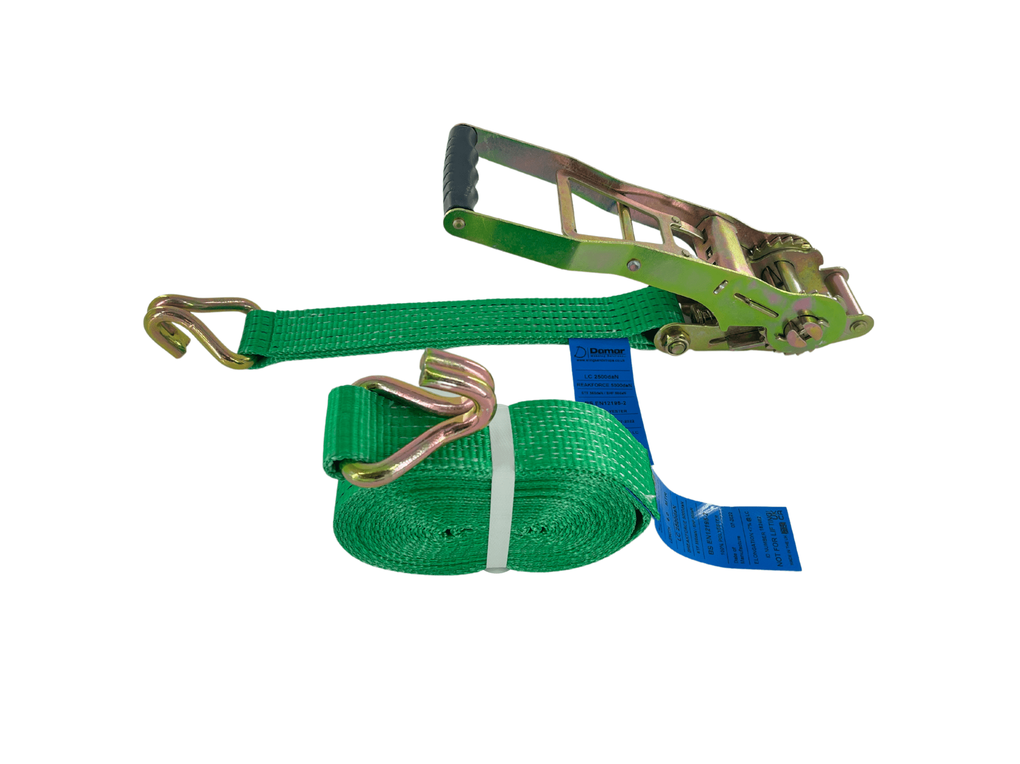 Ratchet straps by Damar Webbing Solutions - Slingsandstraps.co.uk