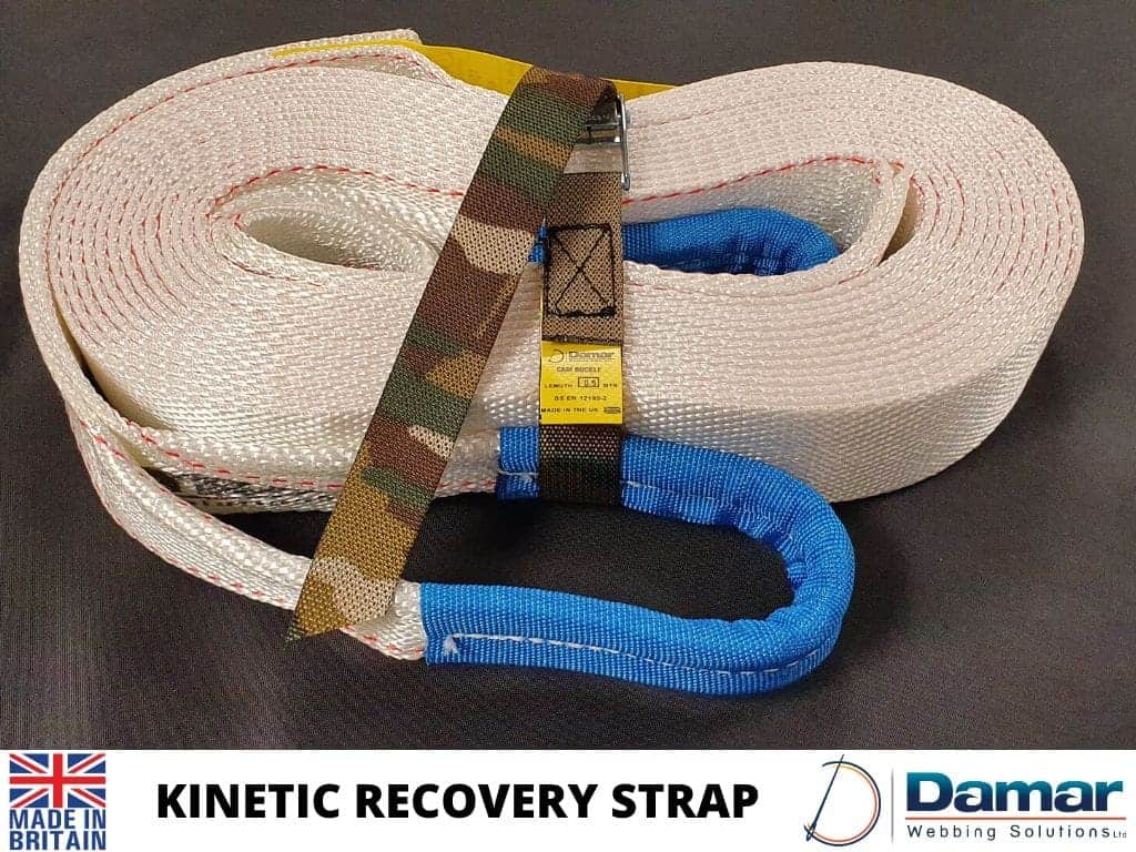 Kinetic recovery straps