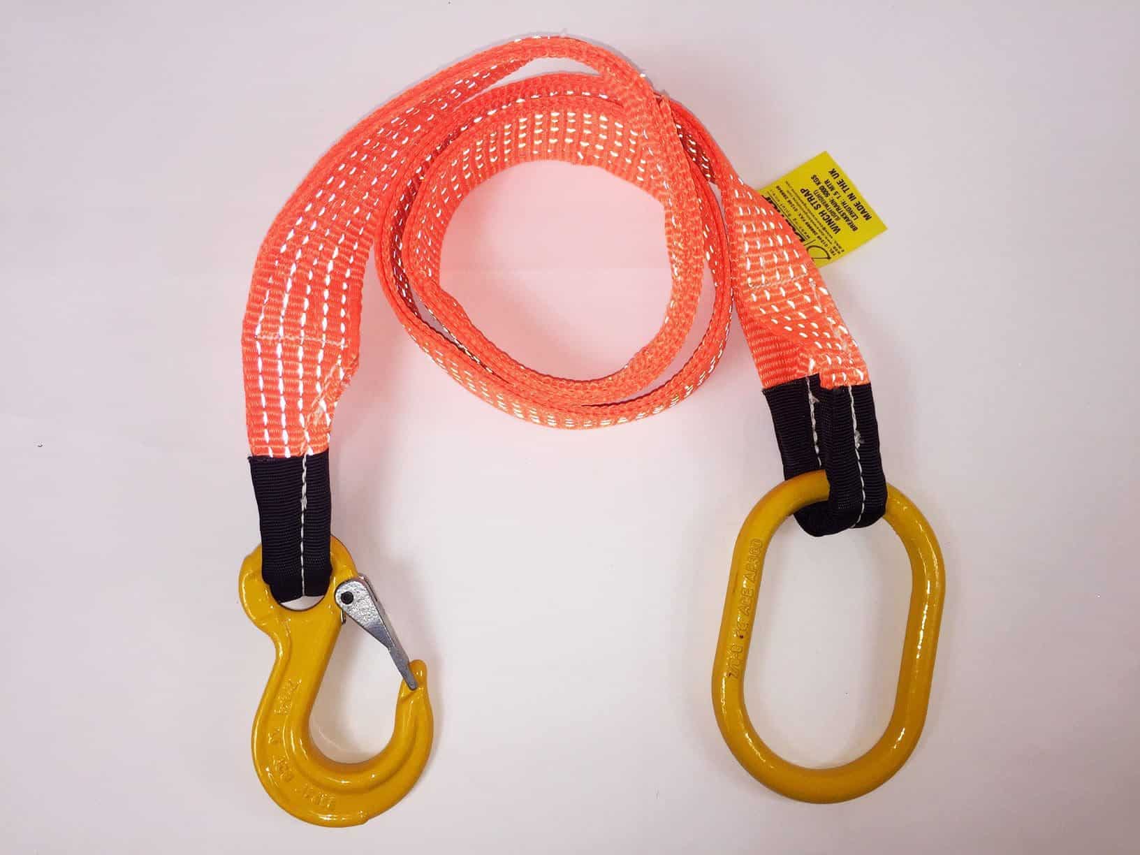 Winch straps and accessories