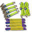 Vehicle Transporter Recovery Straps With Soft links x 4 Hi Visibility Yellow
