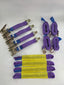Vehicle Transporter Recovery Straps With Soft links x 4 Violet