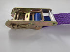 Vehicle Transporter Recovery Straps With Soft links x 4 Violet