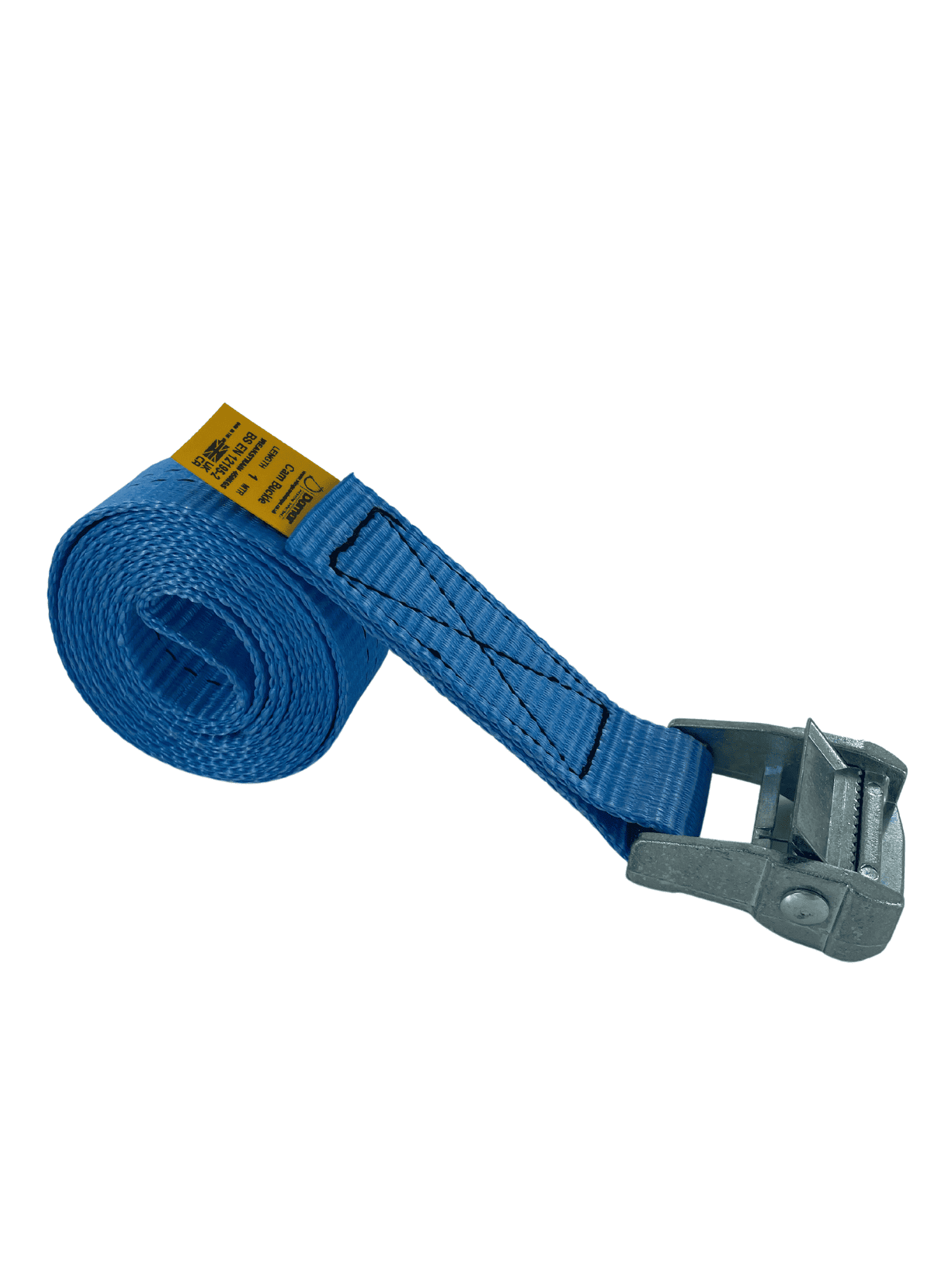 Cam Buckle Tie Down Straps 35mm Wide Blue Main image