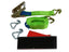 Recovery Ratchet HI-VISABILITY GREEN Over wheel strap with Grip Sleeve x 1