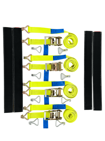 Over wheel straps