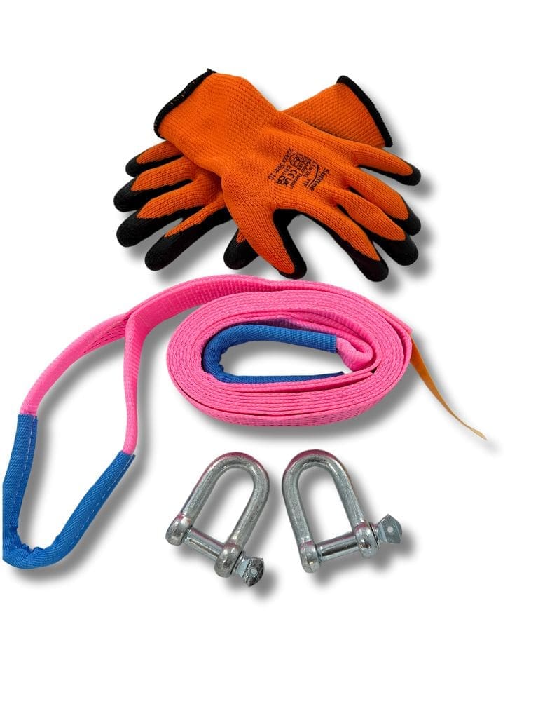 Tow strap heavy duty pink