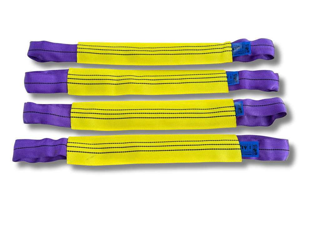 Alloy Wheel Soft Link Straps Trailer Recovery x 4