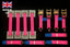 Recovery Ratchet Alloy Wheel Straps Trailer  x 4 Hi Vis PINK - Damar Webbing Solutions Ltd