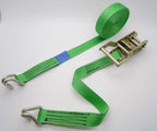 Ratchet strap 1.5ton 5mtr Claw Hooks - Slingsandstraps.co.uk