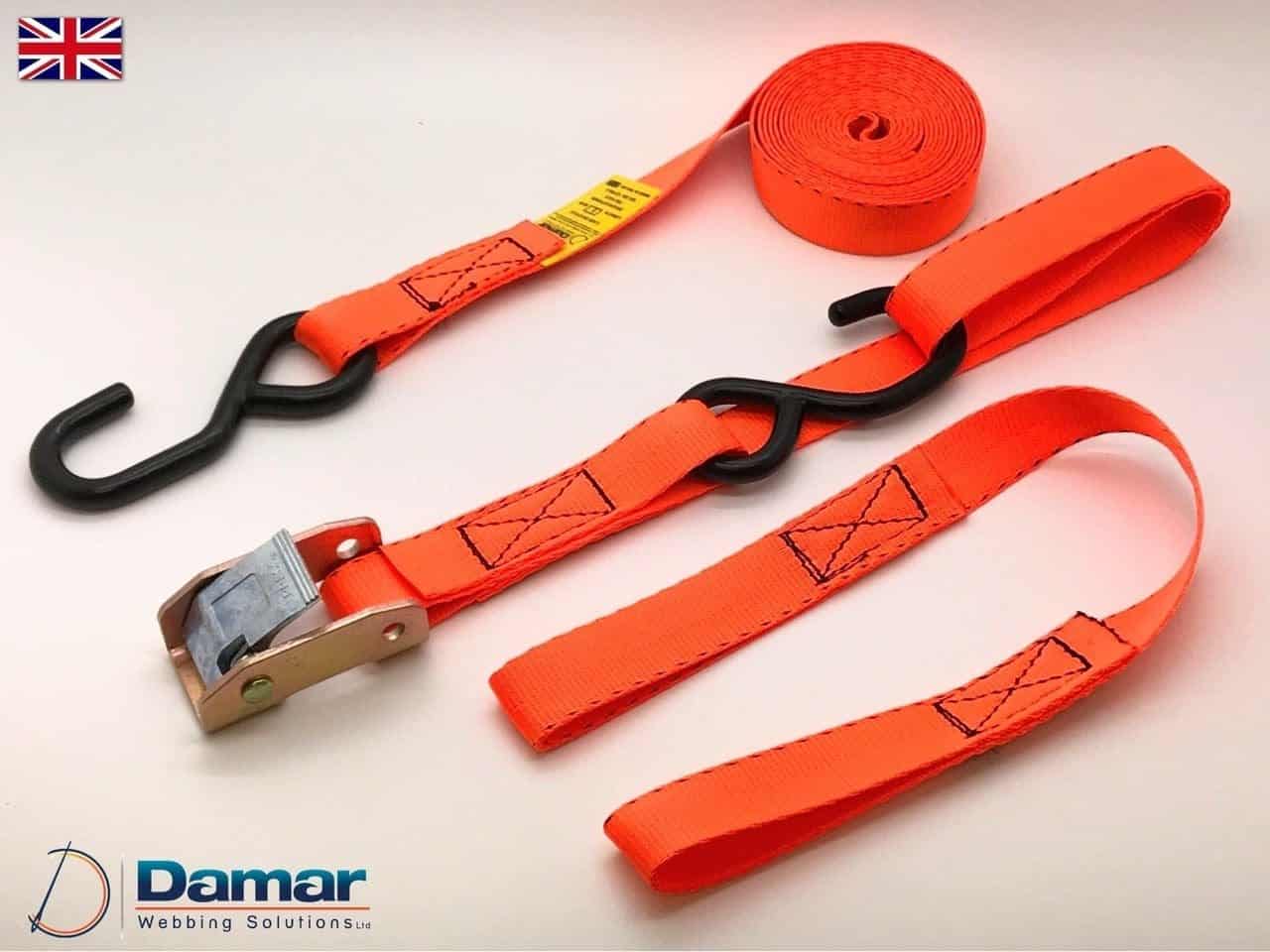 Motorcycle motorbike tie down straps - Damar Webbing Solutions Ltd Main image