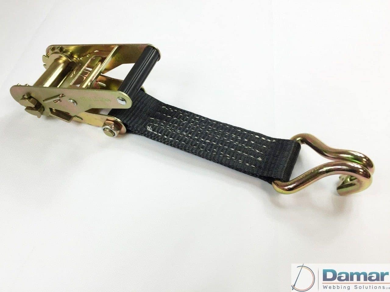 Vehicle Transporter Recovery Straps Black Big Pads x 2 Secondary image